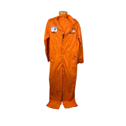 Orange coveralls from EMS one piece jumpsuit Size XL