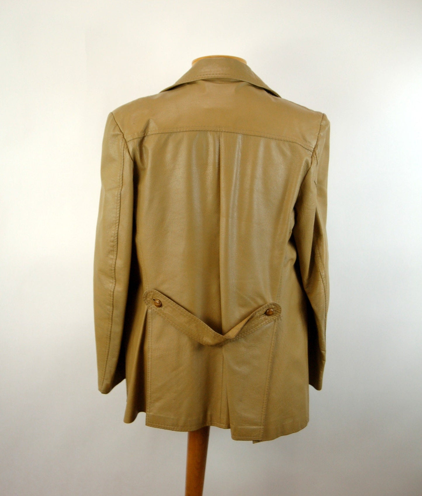 1970s leather jacket blazer tan Original Mont western wear Size M